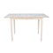 International Concepts Rectangle Table with Butterfly Extension, Unfinished, 32 W, 48 L, 36 in H, Wood, Unfinished K-T32X-36S - alternate 5